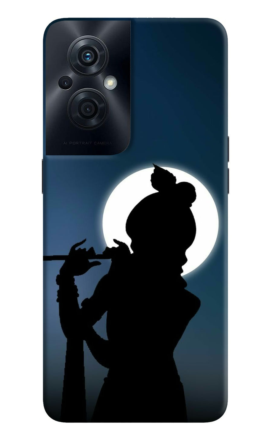 Shri Krishna Silhouette OPPO F21s Pro 5G Back Cover, Hard case