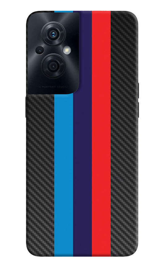 BMW Stripes Pattern OPPO F21s Pro 5G Back Cover