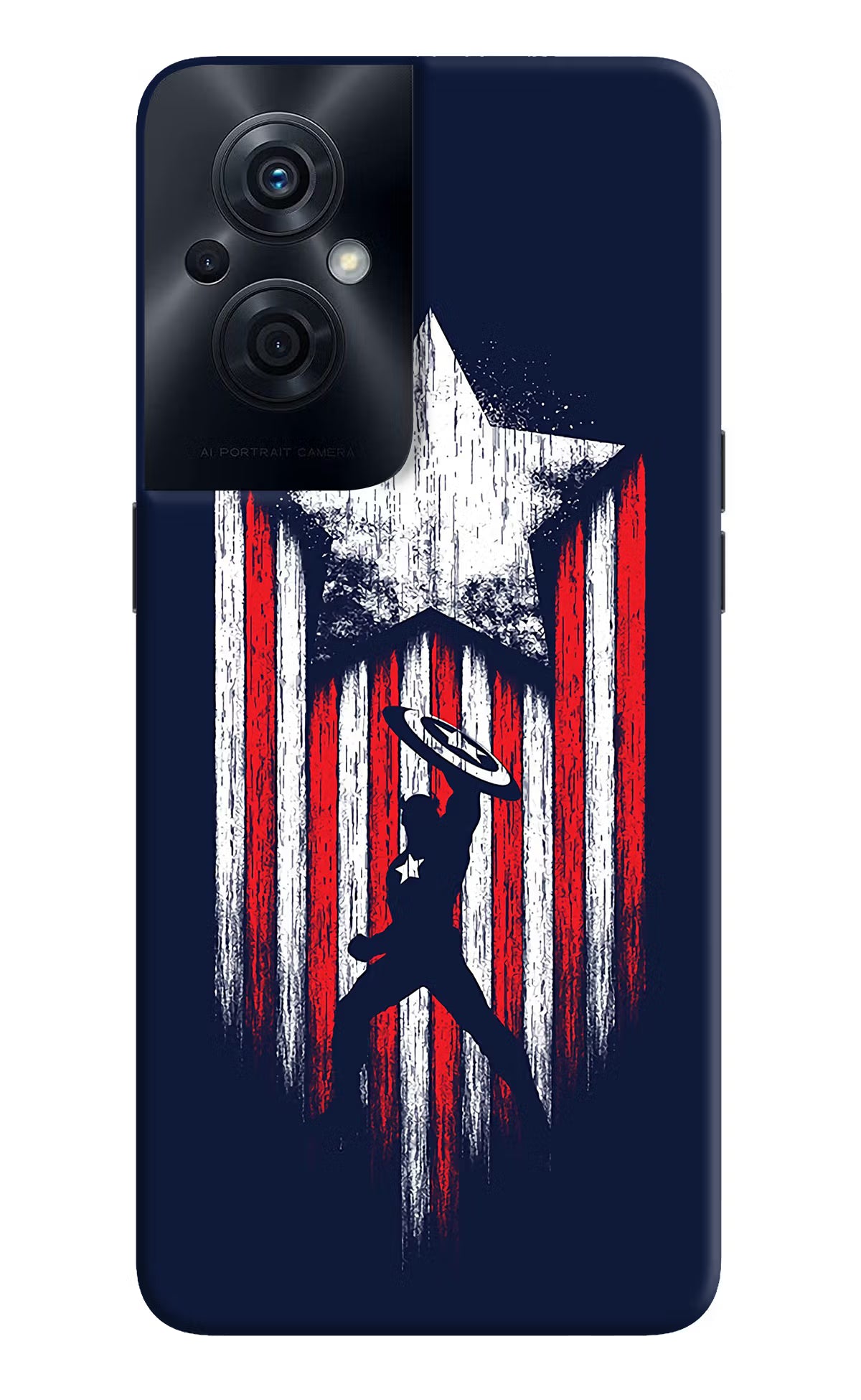 Captain America Marvel Art OPPO F21s Pro 5G Back Cover
