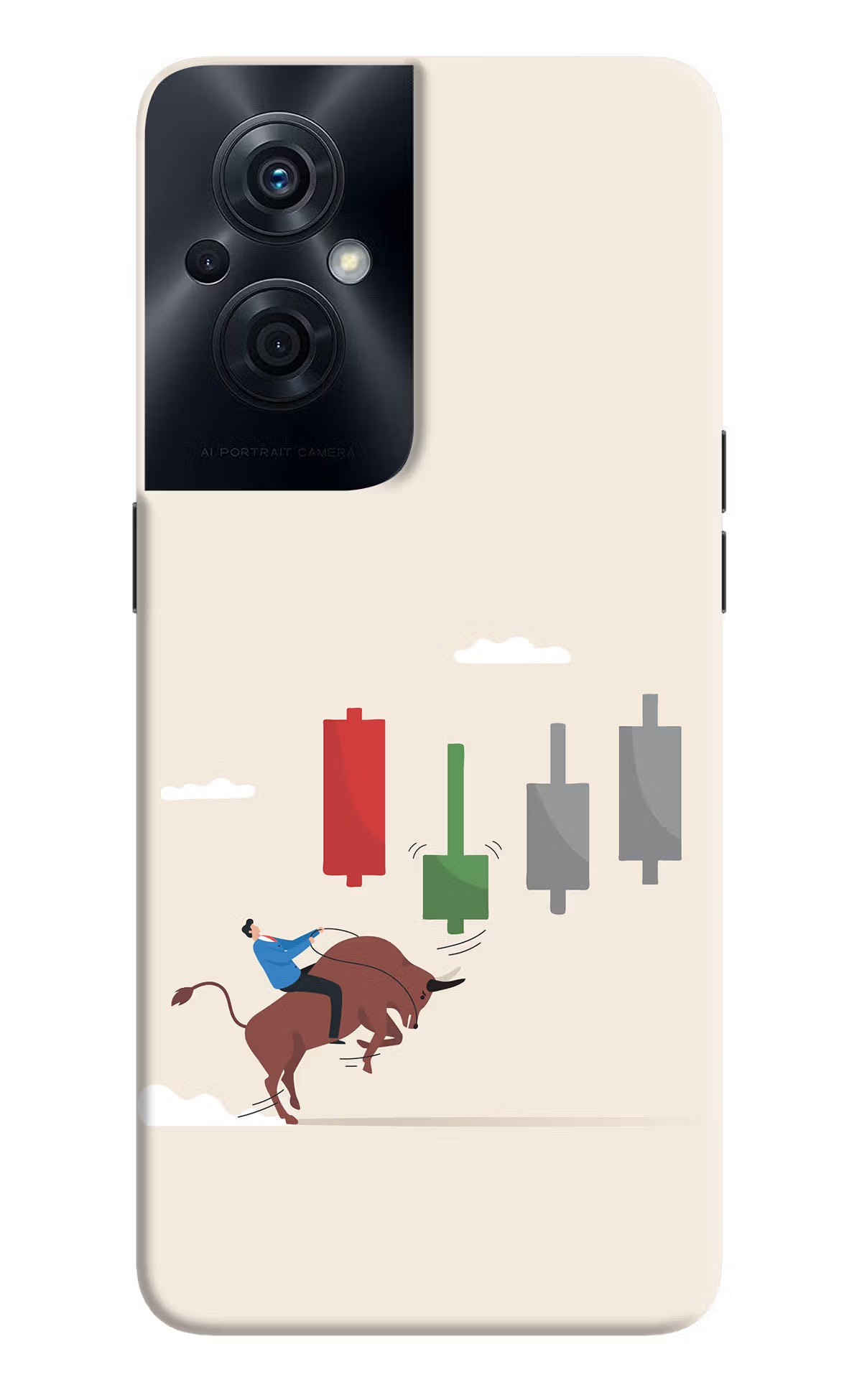 Bull Trading Momentum OPPO F21s Pro 5G Back Cover