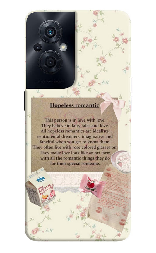 Hopeless Romantic OPPO F21s Pro 5G Back Cover