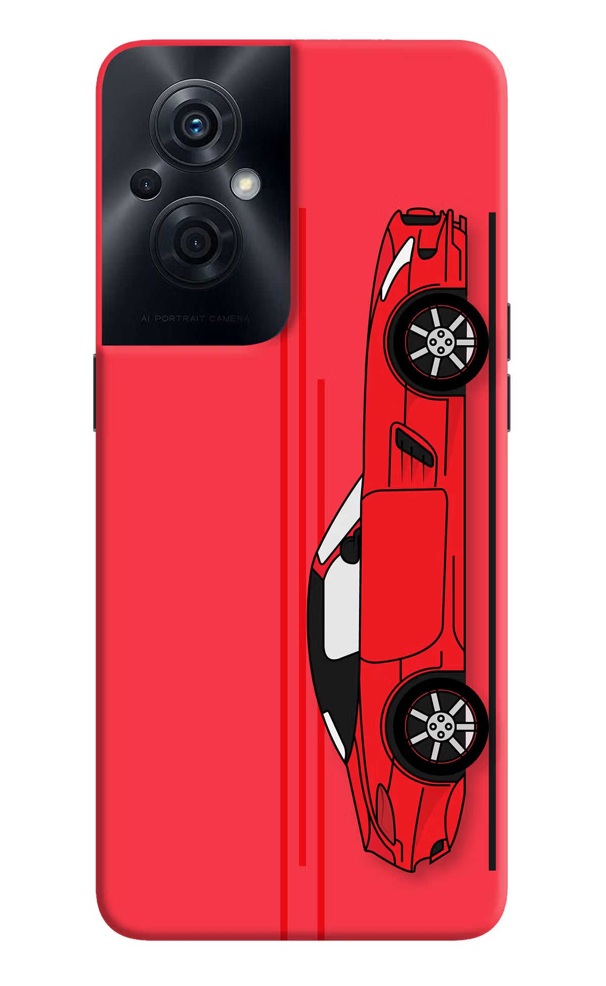 Red Velocity OPPO F21s Pro 5G Back Cover