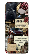 Taurus Zodiac OPPO F21s Pro 5G Hard Case Back Cover by Casekaro