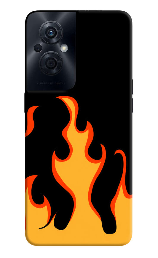 Fired Up – Black OPPO F21s Pro 5G Back Cover