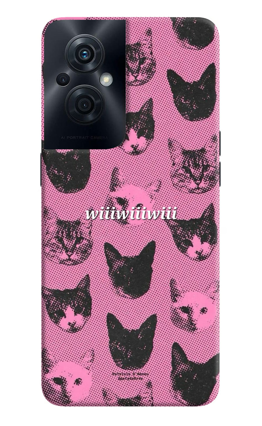 Pink Cats OPPO F21s Pro 5G Back Cover, Hard case