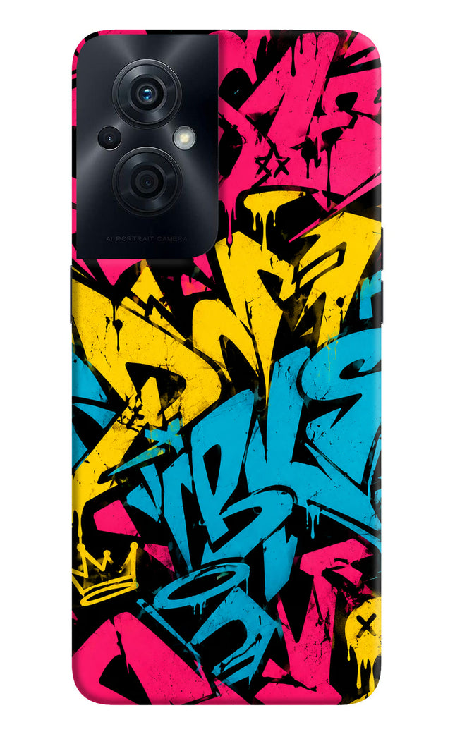 Graffiti Vibe OPPO F21s Pro 5G Hard Case Back Cover by Casekaro