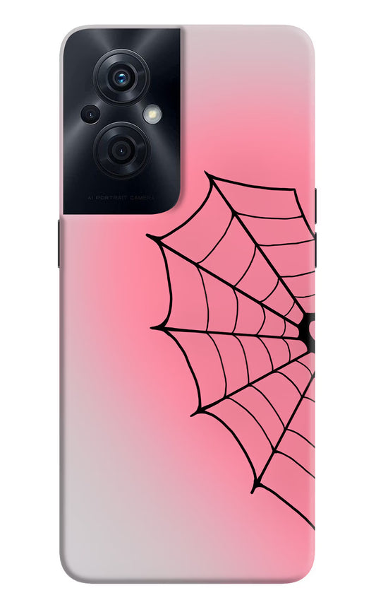 Pink Web OPPO F21s Pro 5G Back Cover