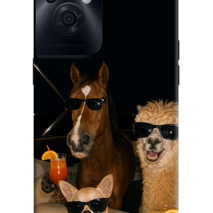 Party Squad OPPO F21s Pro 5G Hard Case Back Cover by Casekaro