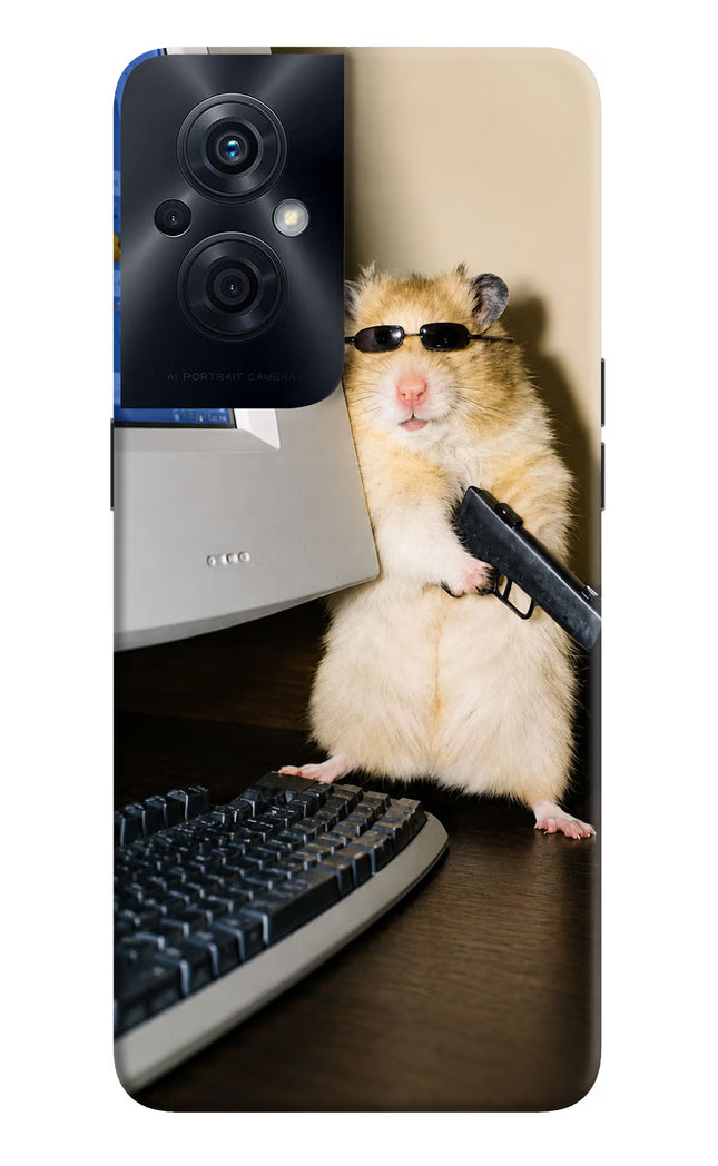 Hacker Hamster OPPO F21s Pro 5G Hard Case Back Cover by Casekaro