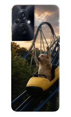 Rollercoaster Dog OPPO F21s Pro 5G Hard Case Back Cover by Casekaro