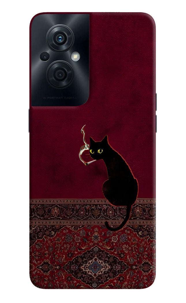 Midnight Cat OPPO F21s Pro 5G Hard Case Back Cover by Casekaro