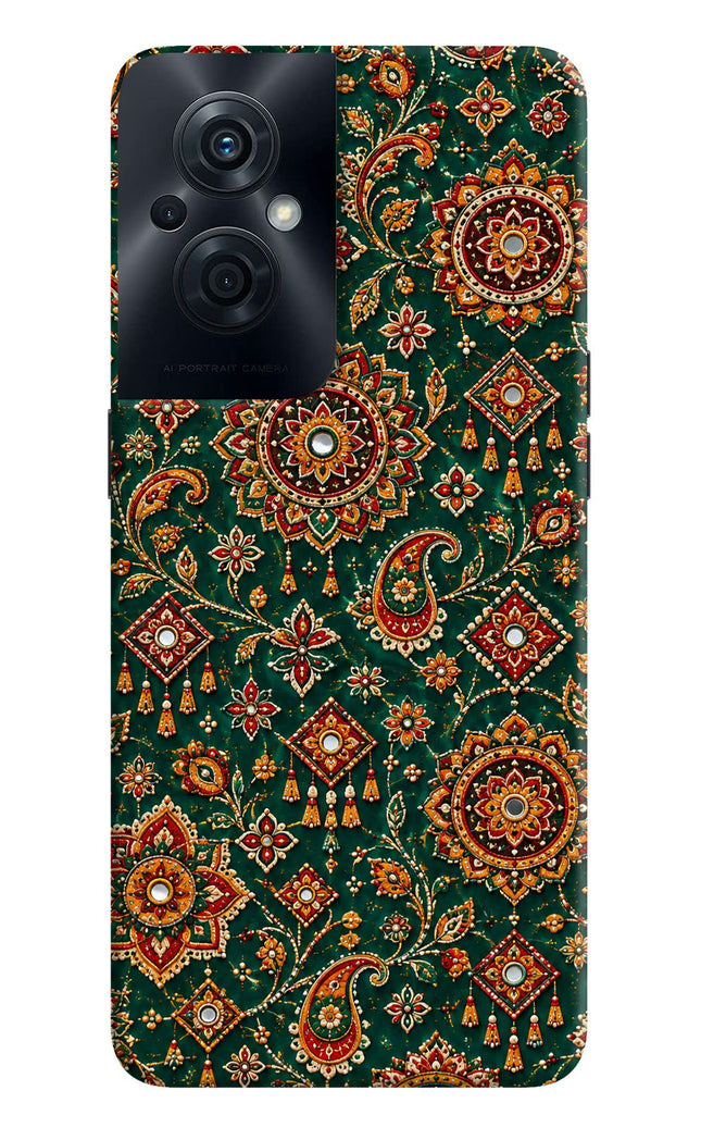 Green Pataka OPPO F21s Pro 5G Hard Case Back Cover by Casekaro