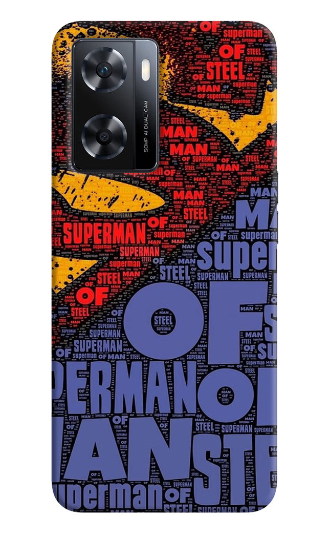Superman OPPO A77s Back Cover