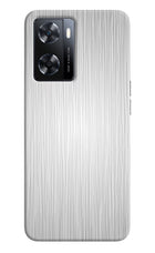 Wooden Grey Texture OPPO A77s Back Cover
