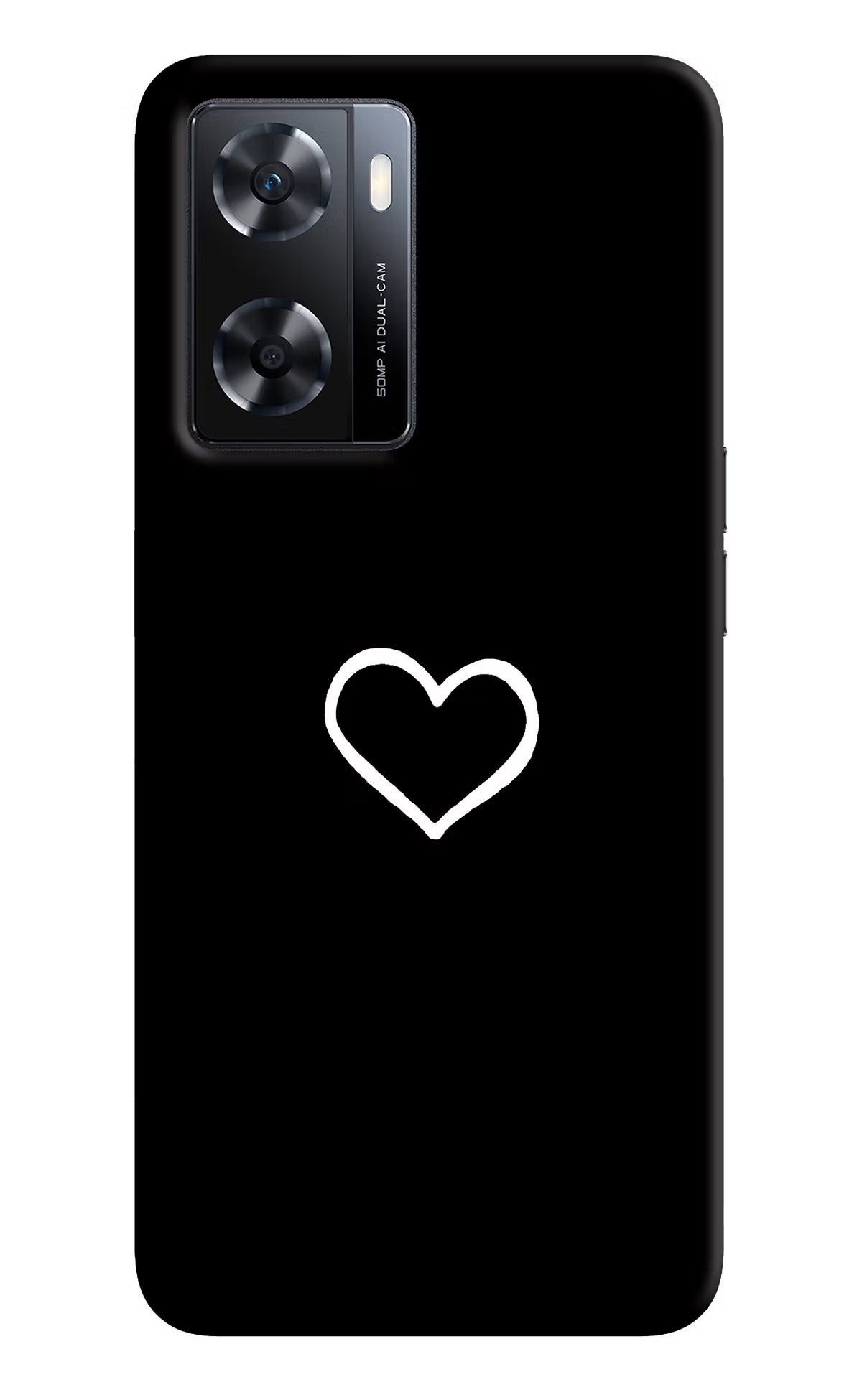 Heart OPPO A77s Back Cover