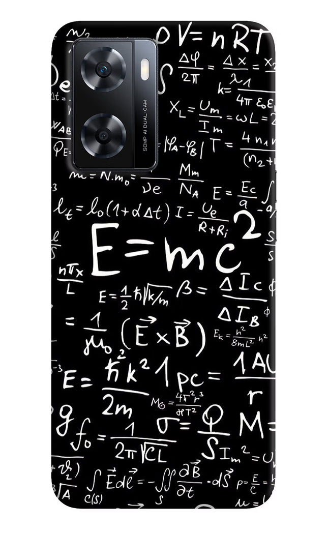 Physics Formula OPPO A77s Back Cover