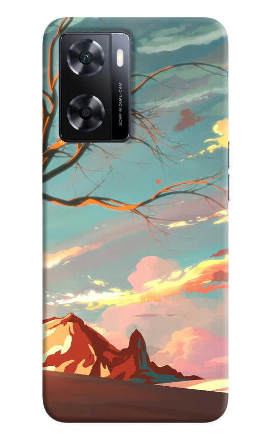 Scenery OPPO A77s Back Cover