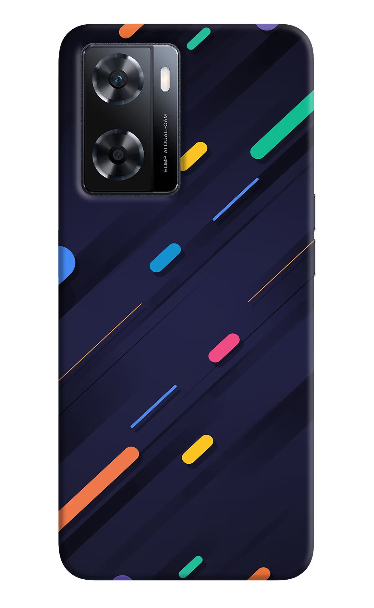 Abstract Design OPPO A77s Back Cover