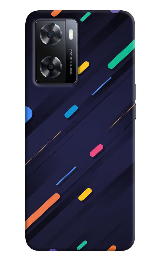 Abstract Design OPPO A77s Back Cover