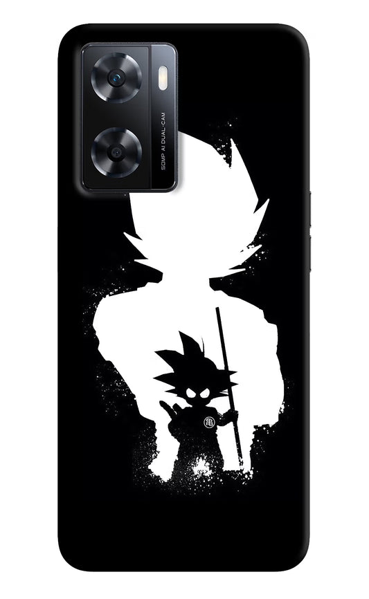 Goku Shadow OPPO A77s Back Cover