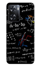 Mathematics Formula OPPO A77s Back Cover