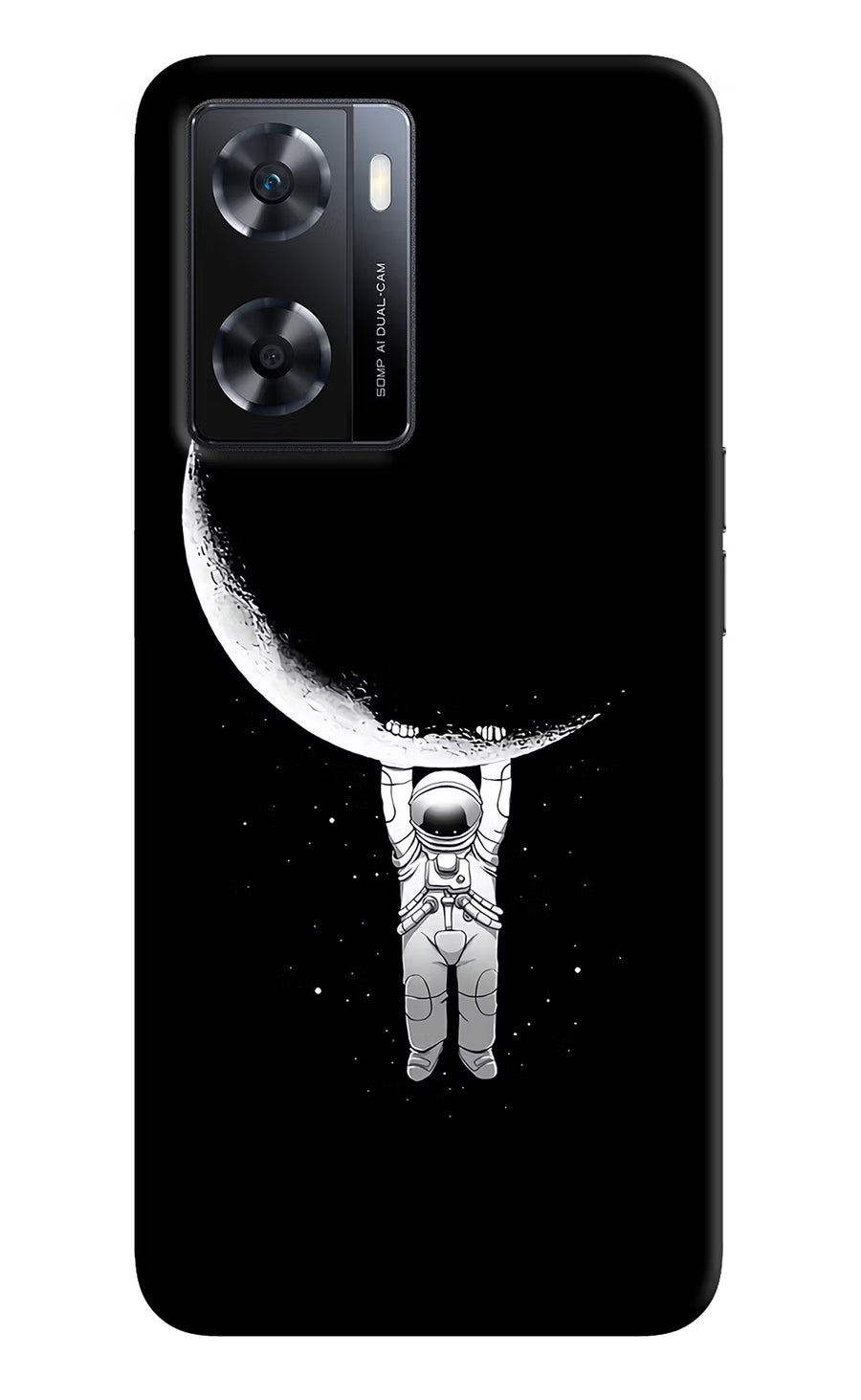 Moon Space OPPO A77s Back Cover, Hard case