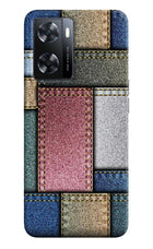 Multicolor Jeans OPPO A77s Back Cover