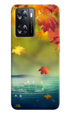 Flowers OPPO A77s Back Cover
