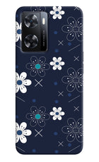 Flowers OPPO A77s Back Cover