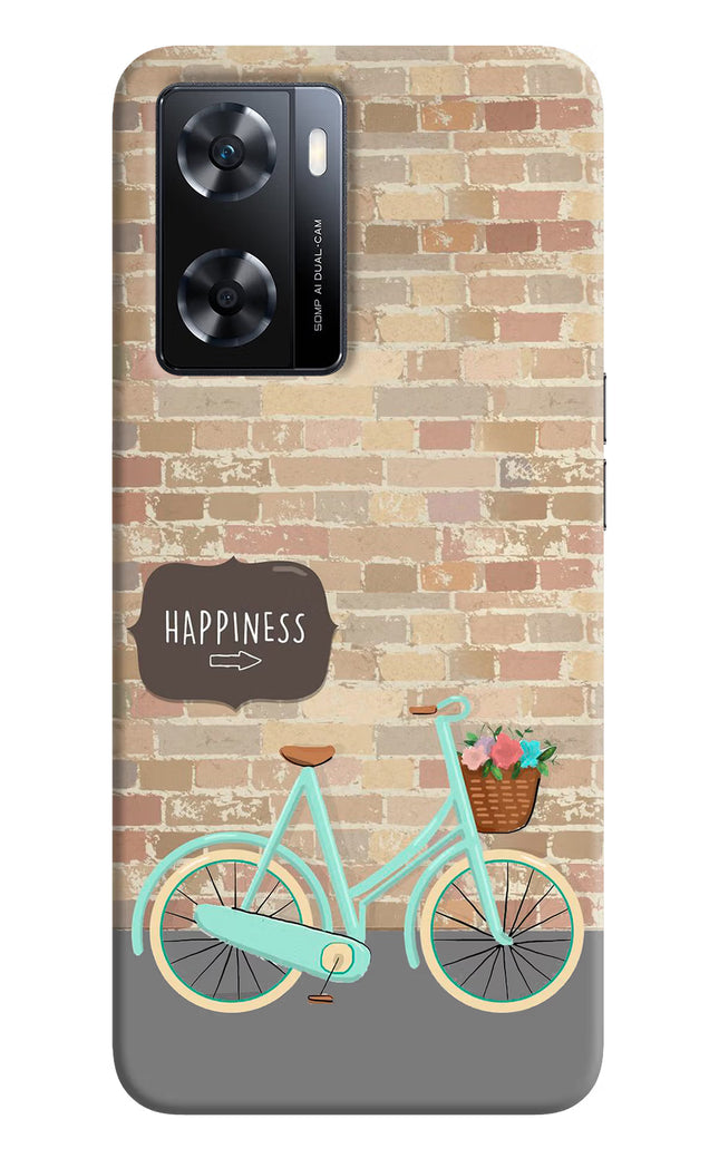Happiness Artwork OPPO A77s Back Cover