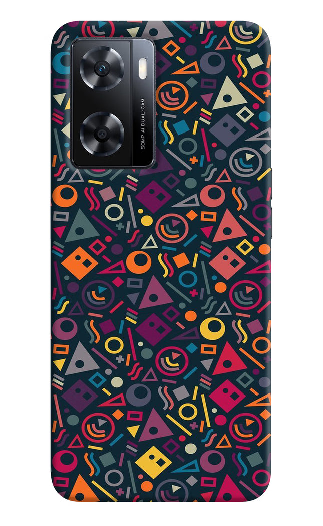 Geometric Abstract OPPO A77s Back Cover