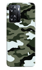 Camouflage OPPO A77s Back Cover