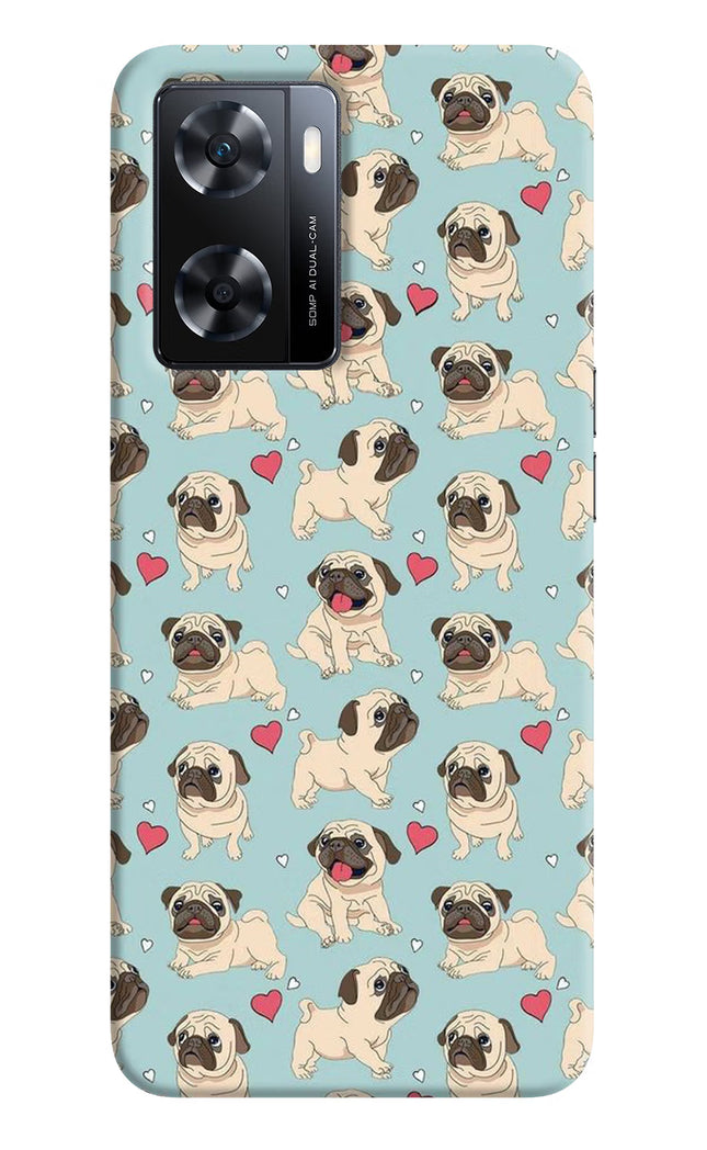 Pug Dog OPPO A77s Back Cover
