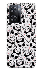 Cute Panda OPPO A77s Back Cover