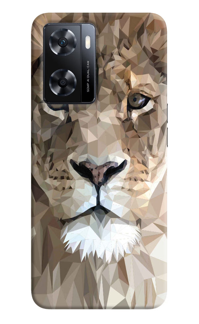Lion Art OPPO A77s Back Cover