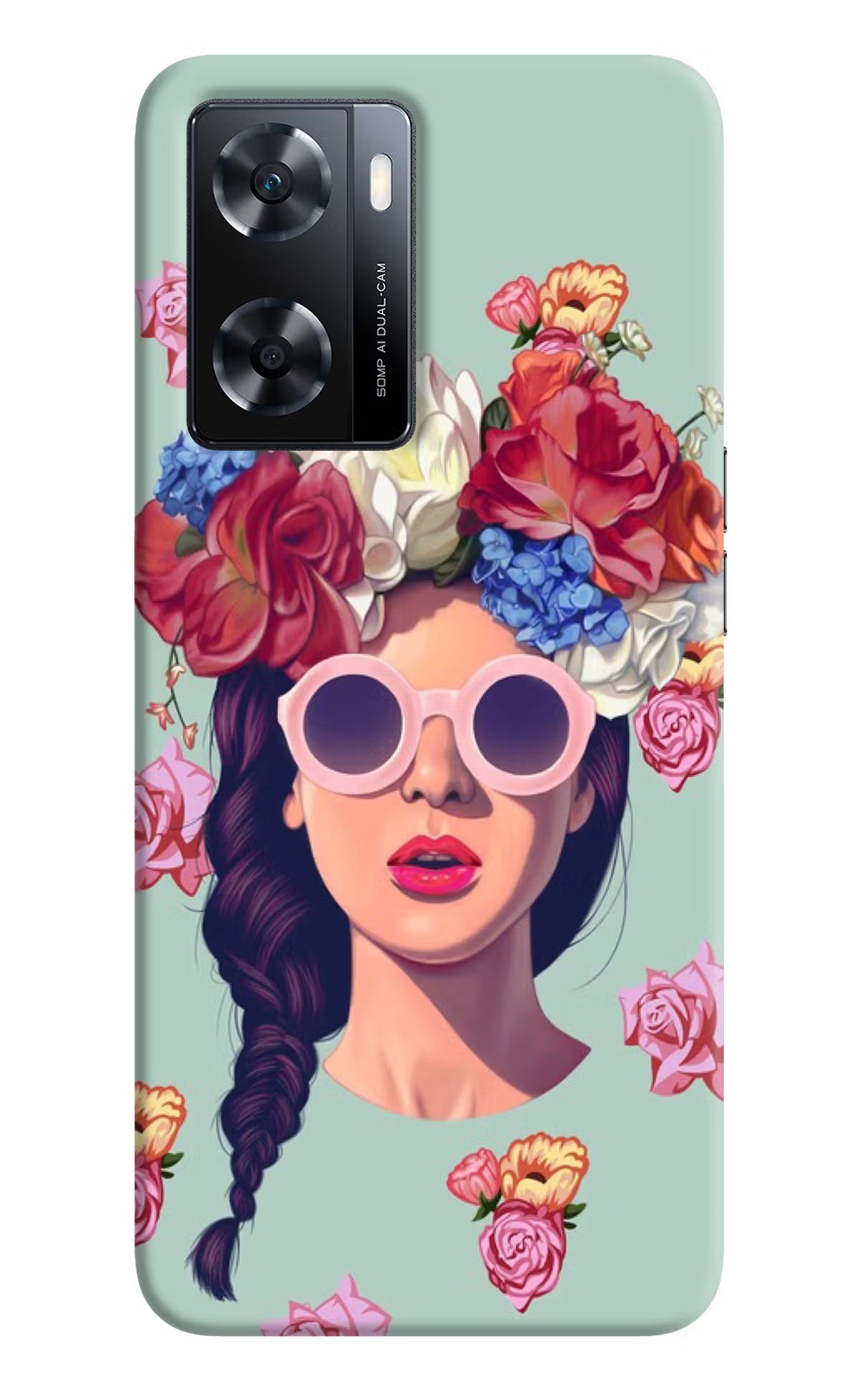 Pretty Girl OPPO A77s Back Cover