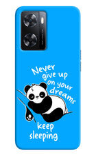 Keep Sleeping OPPO A77s Back Cover
