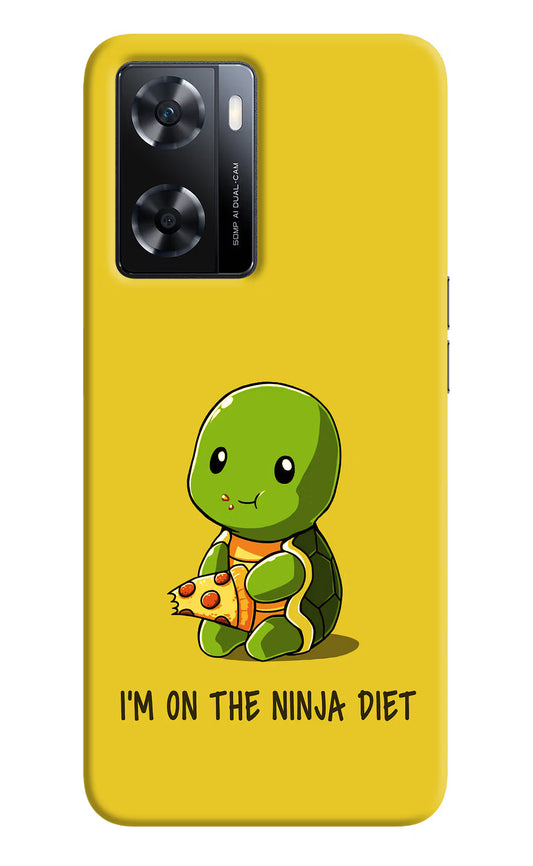 I'm on Ninja Diet OPPO A77s Back Cover