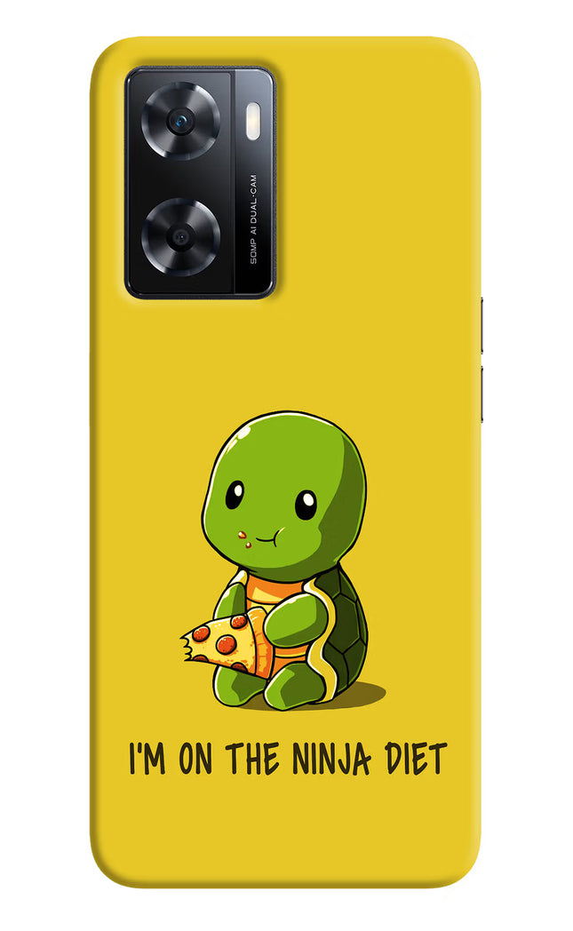 I'm on Ninja Diet OPPO A77s Back Cover