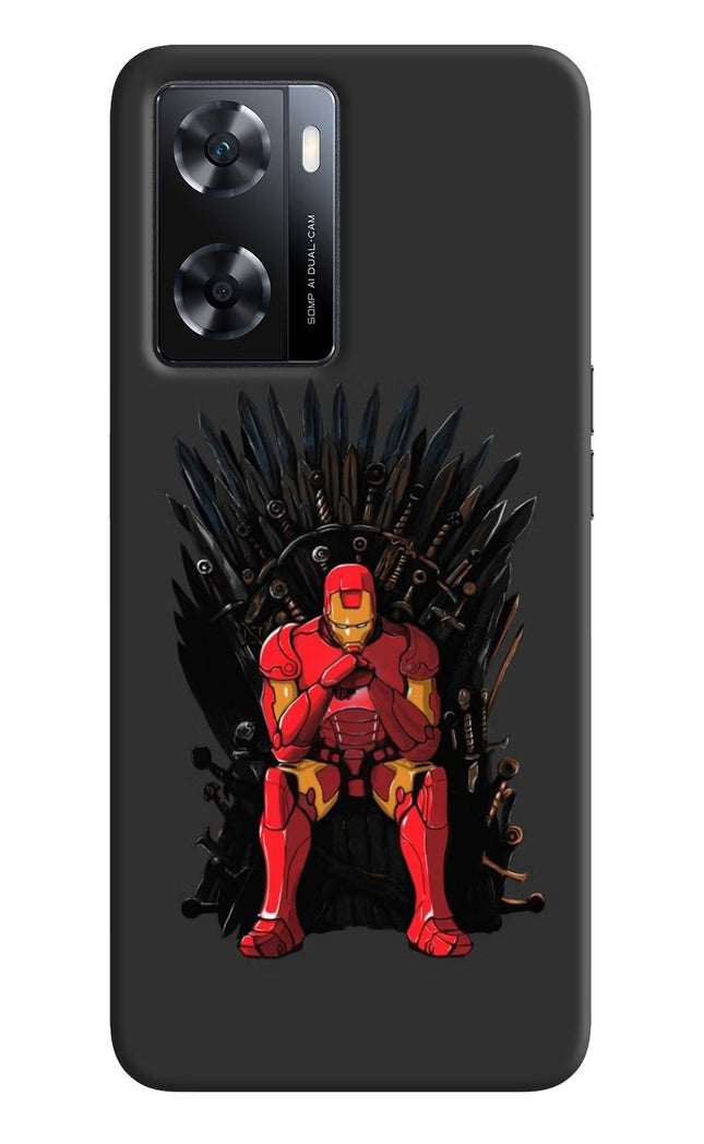 Ironman Throne OPPO A77s Back Cover