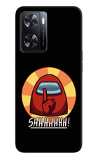 Among Us Shhh! OPPO A77s Back Cover