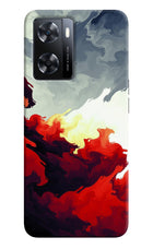 Fire Cloud OPPO A77s Back Cover