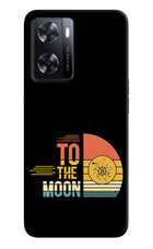 To the Moon OPPO A77s Back Cover