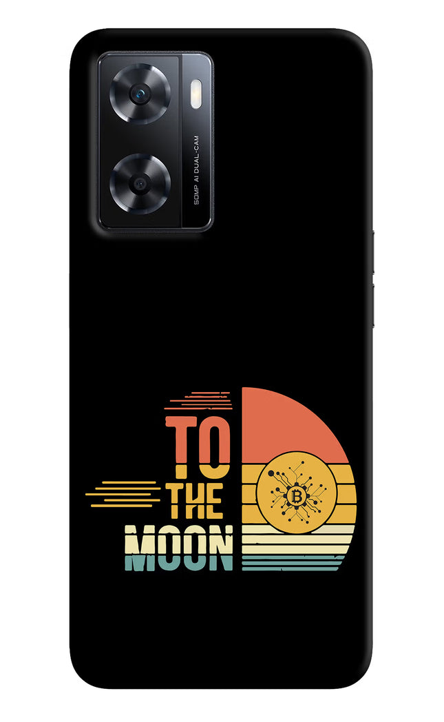 To the Moon OPPO A77s Back Cover