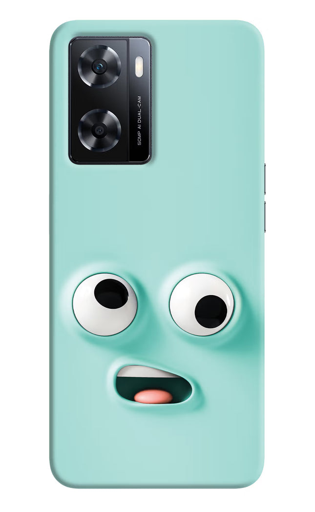 Funny Cartoon OPPO A77s Back Cover
