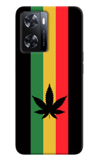 Weed Flag OPPO A77s Back Cover
