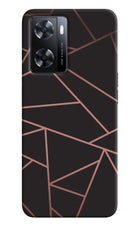 Geometric Pattern OPPO A77s Back Cover