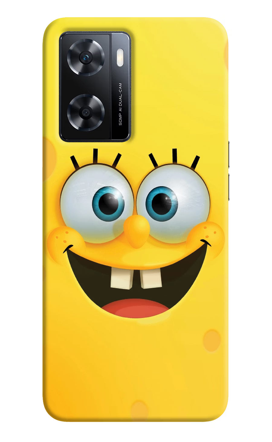 Sponge 1 OPPO A77s Back Cover, Hard case
