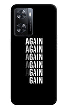 Again Again Gain OPPO A77s Back Cover