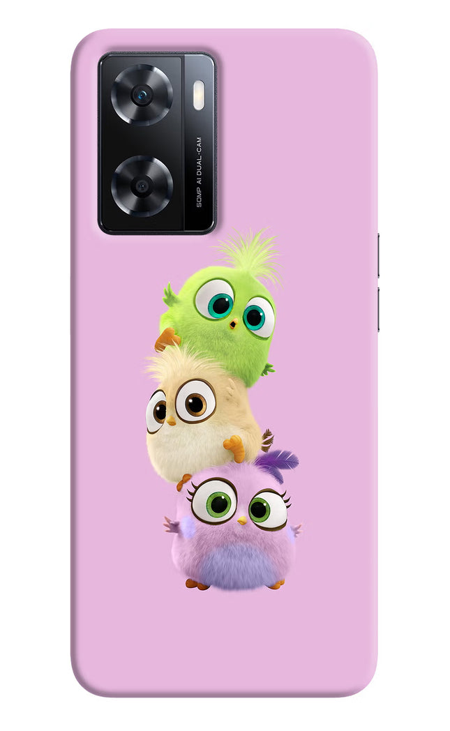 Cute Little Birds OPPO A77s Back Cover